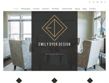 Tablet Screenshot of emilydyerdesign.com